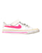 A White Sneakers from Nike in size 7Y for girl. (Front View)