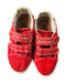 A Red Sneakers from Pablosky in size 4T for boy. (Back View)