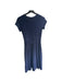 A Navy Short Sleeve Dresses from Seraphine in size XS for maternity. (Back View)