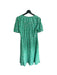 A Green Short Sleeve Dresses from Seraphine in size XS for maternity. (Back View)