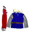 A Blue Halloween Costumes from Retykle in size 4T for boy. (Back View)