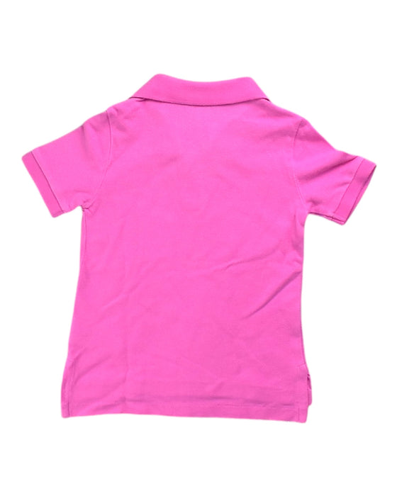 A Pink Short Sleeve Polos from Polo Ralph Lauren in size 3T for boy. (Back View)