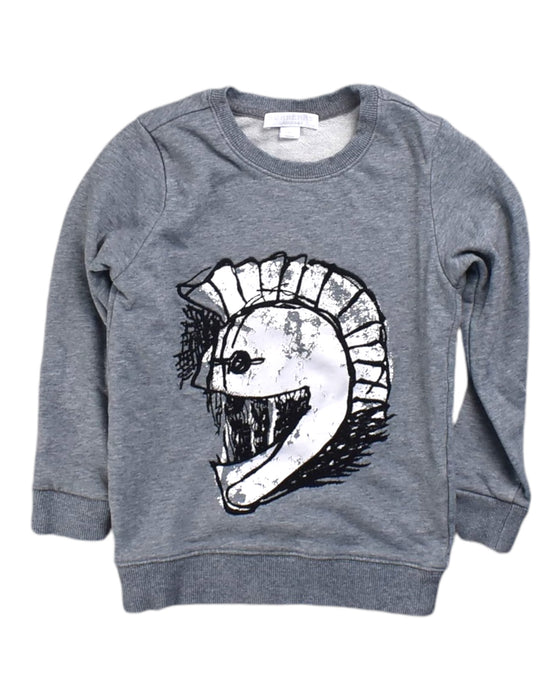 A Grey Crewneck Sweatshirts from Burberry in size 2T for girl. (Front View)