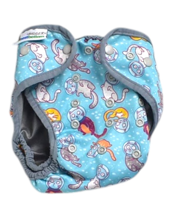 A Multicolour Cloth Diapers from Best Bottom in size 3-6M for boy. (Front View)