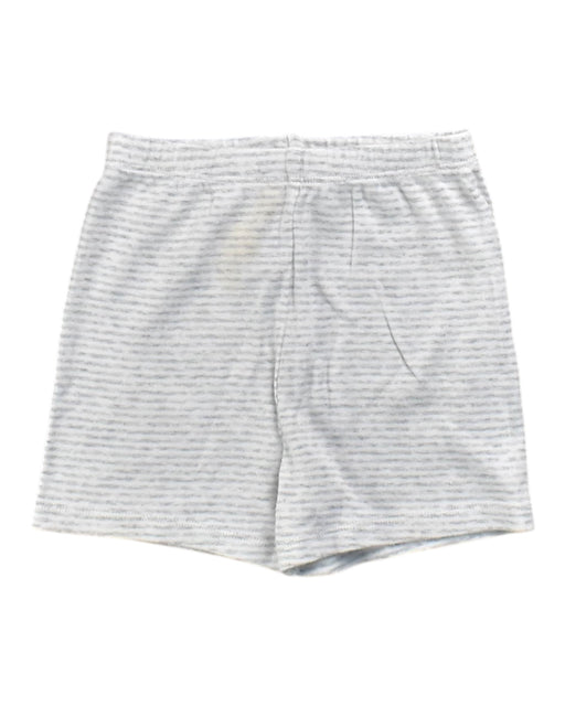 A Grey Shorts from The Little White Company in size 6-12M for boy. (Front View)
