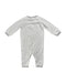 A Grey Short Sleeve Bodysuits from The Little White Company in size 3-6M for neutral. (Back View)