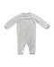 A Grey Short Sleeve Bodysuits from The Little White Company in size 3-6M for neutral. (Back View)