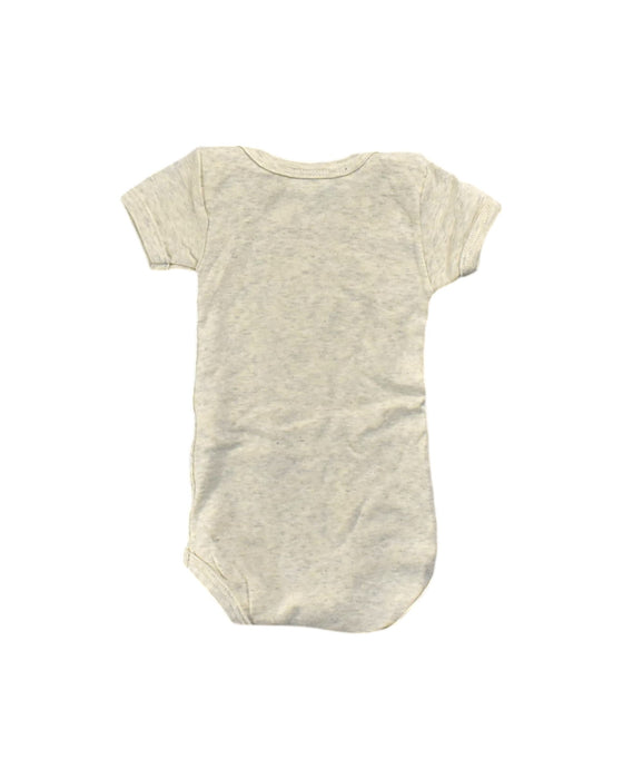 A Yellow Short Sleeve Rompers from Petit Bateau in size 0-3M for neutral. (Back View)