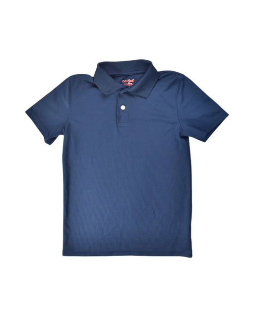 A Blue Short Sleeve Polos from Retykle in size L for boy. (Front View)