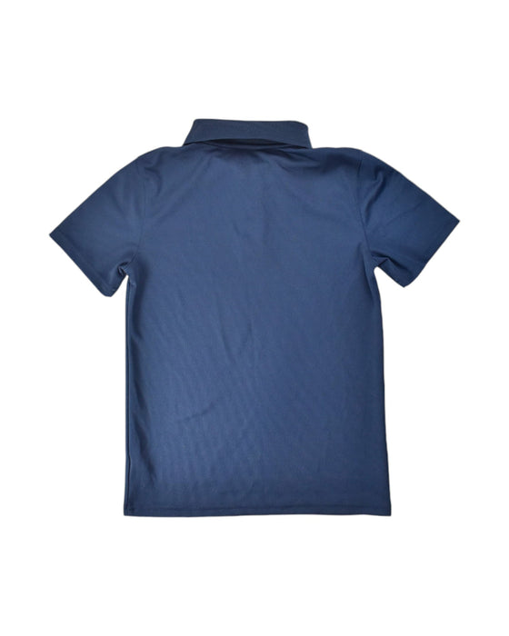 A Blue Short Sleeve Polos from Retykle in size L for boy. (Back View)