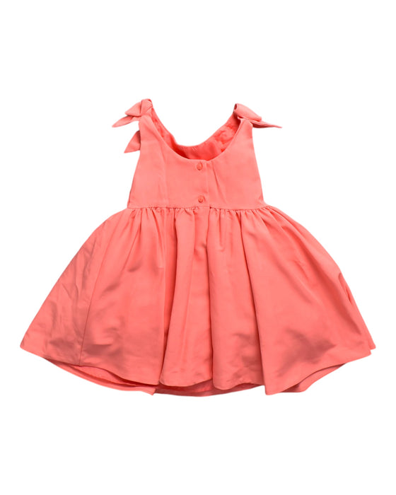 A Peach Sleeveless Dresses from Janie & Jack in size 2T for girl. (Back View)