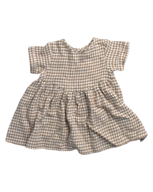 A Beige Short Sleeve Dresses from Quincy Mae in size 18-24M for girl. (Front View)