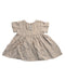 A Beige Short Sleeve Dresses from Quincy Mae in size 18-24M for girl. (Back View)