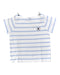 A White Short Sleeve Tops from Jacadi in size 12-18M for boy. (Front View)