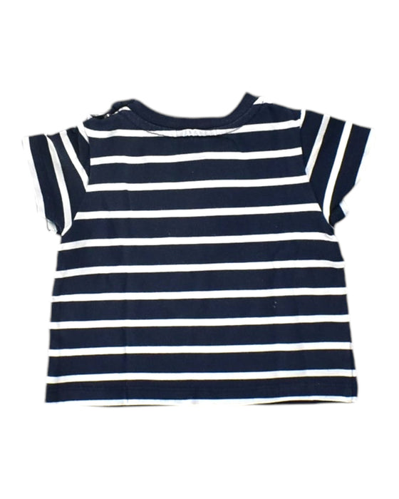 A Navy-White Short Sleeve T Shirts from Jacadi in size 6-12M for boy. (Back View)