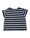 A Navy-White Short Sleeve T Shirts from Jacadi in size 6-12M for boy. (Back View)