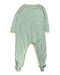 A Green Onesies from Petit Bateau in size 12-18M for neutral. (Back View)