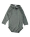 A Green Long Sleeve Bodysuits from Petit Bateau in size 12-18M for boy. (Front View)