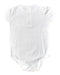 A White Short Sleeve Bodysuits from Laranjinha in size 12-18M for boy. (Back View)