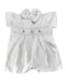A White Short Sleeve Rompers from Mini La Mode in size 6-12M for boy. (Front View)