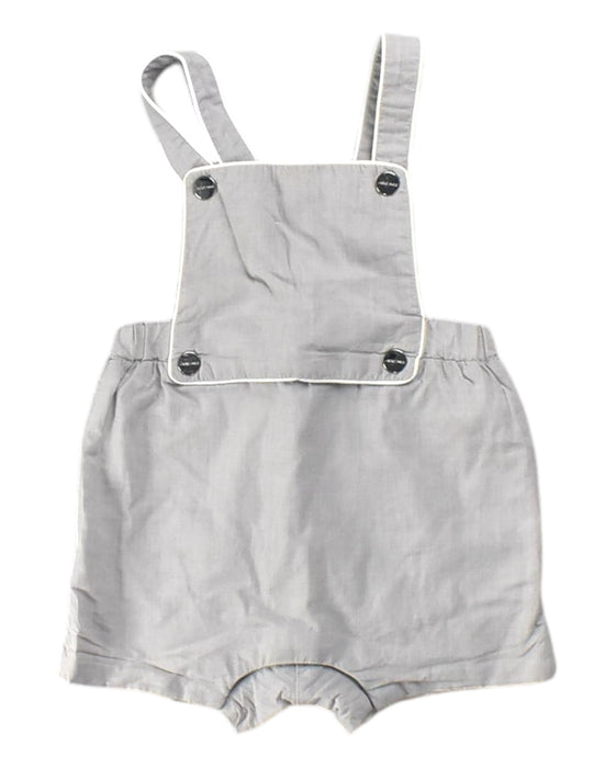 A Grey Overall Shorts from Jacadi in size 6-12M for boy. (Front View)