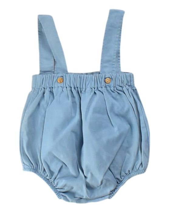 A Blue Sleeveless Rompers from Dona Carmen in size 6-12M for boy. (Back View)