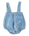A Blue Sleeveless Rompers from Dona Carmen in size 6-12M for boy. (Back View)