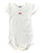 A White Short Sleeve Bodysuits from Petit Bateau in size 6-12M for neutral. (Front View)