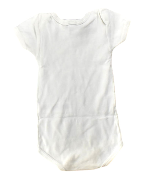 A White Short Sleeve Bodysuits from Petit Bateau in size 6-12M for neutral. (Back View)
