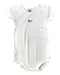 A White Short Sleeve Bodysuits from Petit Bateau in size 6-12M for neutral. (Front View)