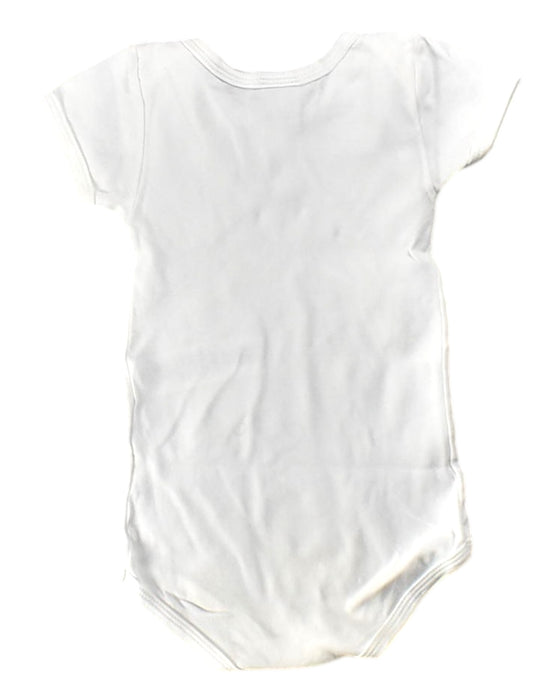 A White Short Sleeve Bodysuits from Petit Bateau in size 6-12M for neutral. (Back View)