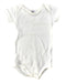 A White Short Sleeve Bodysuits from Petit Bateau in size 6-12M for neutral. (Front View)