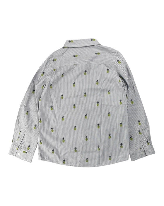 A Grey Long Sleeve Shirts from Seed in size 8Y for girl. (Back View)