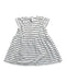 A White Short Sleeve Dresses from Petit Bateau in size 18-24M for girl. (Front View)