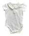 A White Short Sleeve Bodysuits from Jacadi in size 0-3M for neutral. (Front View)