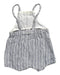 A Grey Sleeveless Rompers from Seed in size 3-6M for neutral. (Back View)