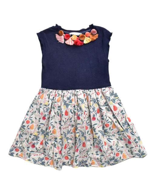 A Multicolour Sleeveless Dresses from Gingersnaps in size 6T for girl. (Front View)