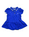 A Blue Short Sleeve Dresses from Petit Bateau in size 0-3M for neutral. (Front View)