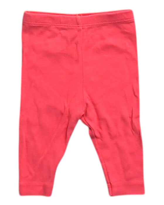 A Red Leggings from Petit Bateau in size 0-3M for neutral. (Front View)