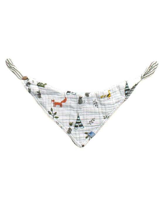 A Multicolour Bibs from Little Unicorn in size O/S for neutral. (Back View)