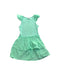 A Green Sleeveless Dresses from Seed in size 6T for girl. (Front View)