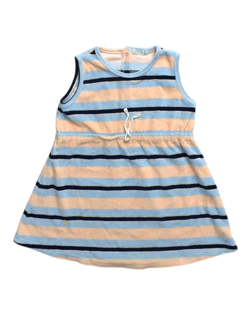 A Blue Sleeveless Dresses from Goldie + Ace in size 3T for girl. (Front View)