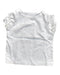 A White Short Sleeve Tops from The Little White Company in size 6-12M for girl. (Back View)