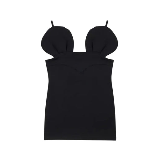 A Black Sleeveless Dresses from EFVVA in size 9Y for girl. (Front View)