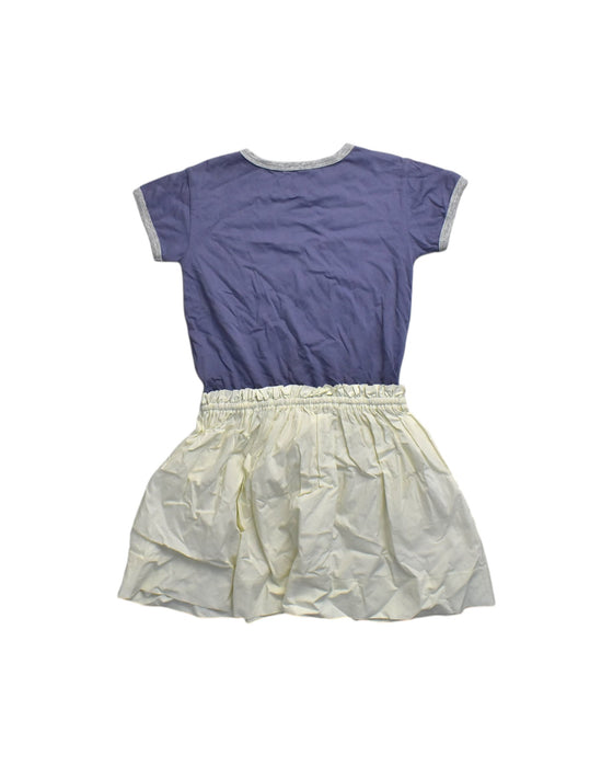 A Blue Short Sleeve Dresses from Crewcuts in size 7Y for girl. (Back View)