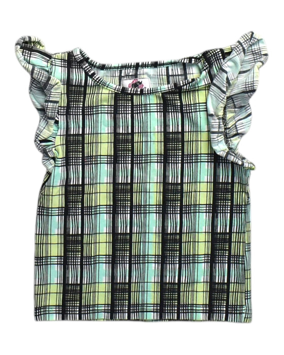 A Multicolour Sleeveless Tops from Roses & Rhinos in size 6T for girl. (Front View)