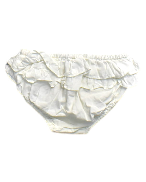 A White Bloomers from The Little White Company in size 12-18M for girl. (Back View)