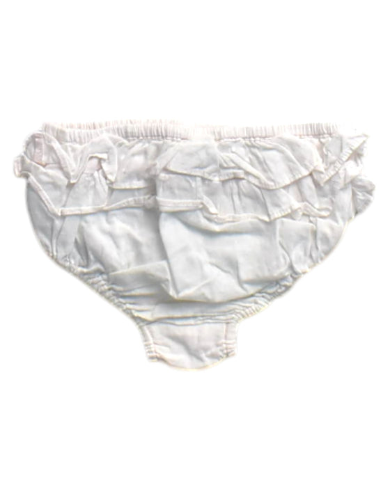 A White Bloomers from The Little White Company in size 12-18M for girl. (Back View)