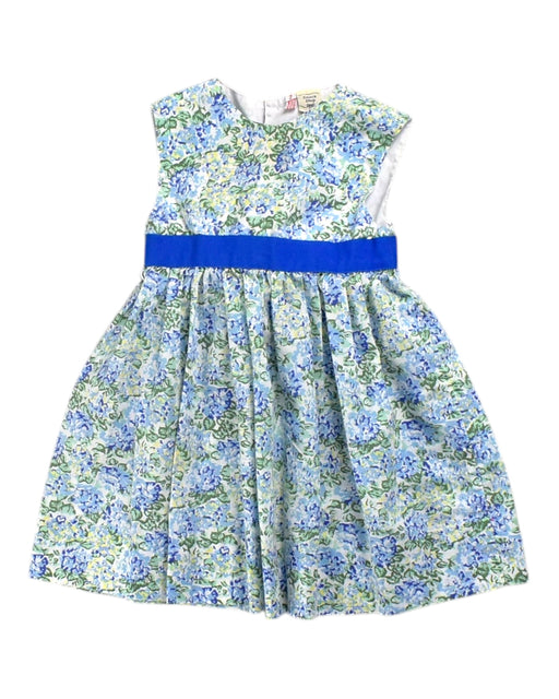 A Multicolour Sleeveless Dresses from Smock Shop in size 2T for girl. (Front View)