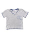 A Grey Short Sleeve T Shirts from Little Mercerie in size 6T for boy. (Front View)